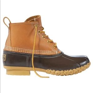 Original L.L.Bean Boots 6” in Tan/Navy